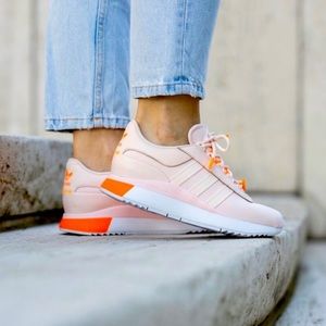 ADIDAS ORIGINALS Sneakers Shoes SL ANDRIDGE Pink Tint Signal Orange NWB NWT